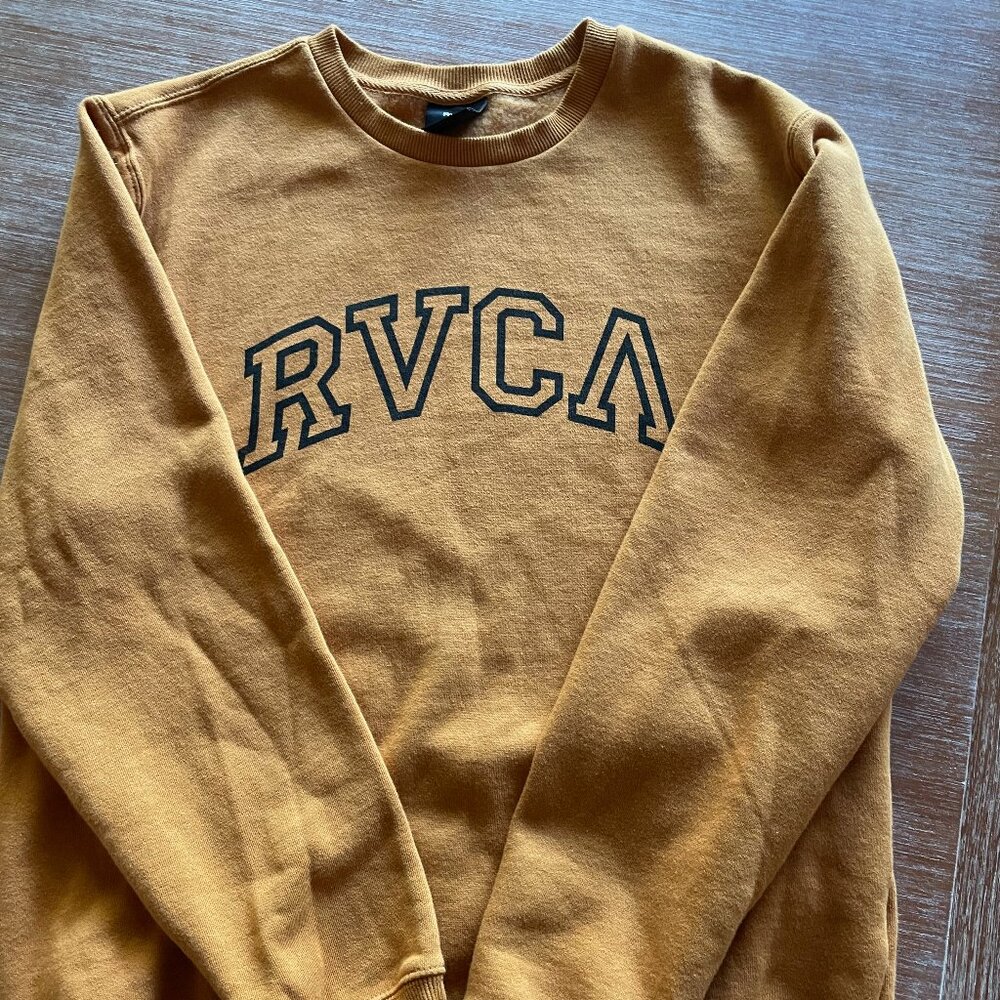 RCVA Graphic Crewneck Honey Heavyweight Sweatshirt Size Small - Picture 6 of 7